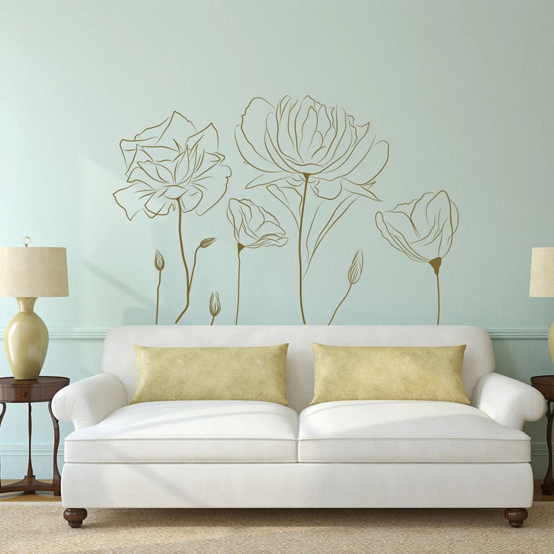 Monstera Thai Constellation - Pegatina de pared con patrón de
