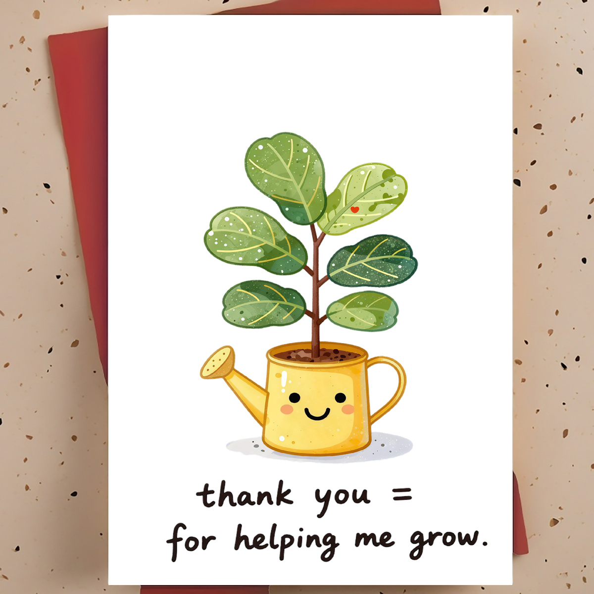 Parent Of Plant - 1 Tarjeta de Agradecimiento Dulce y