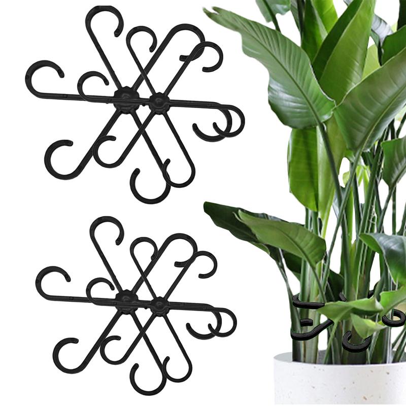 Variegated Monstera Node - Clips de soporte para plantas trepadoras,