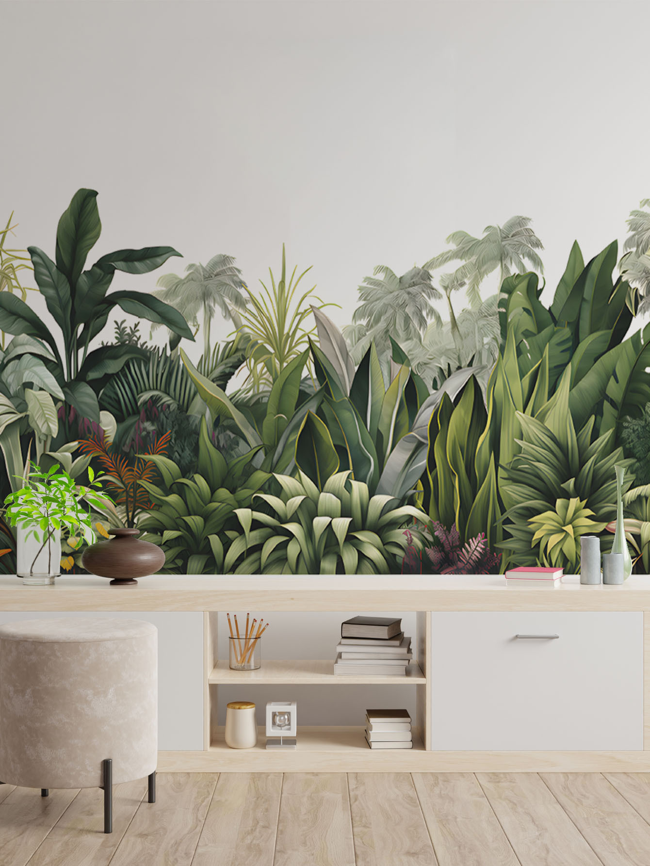 Monstera Thai Constellation - 2 uds pegatinas de pared de