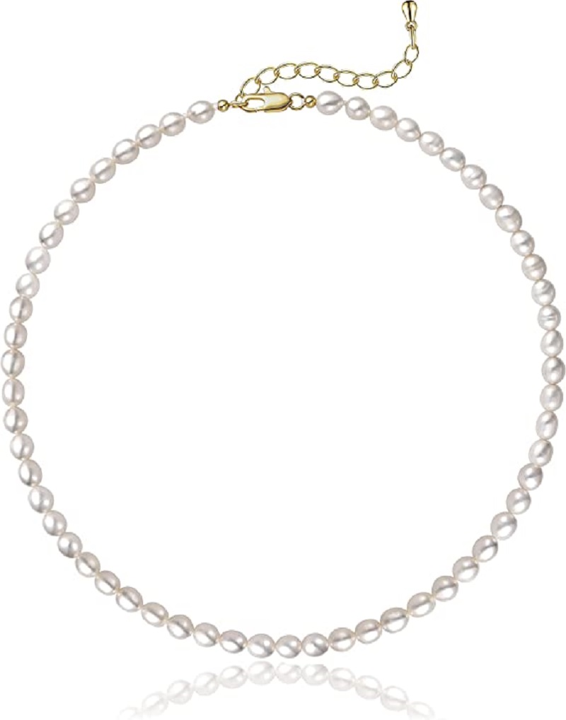 String Of Pearls Plant - Collar de perlas de 5-7mm, gargantilla