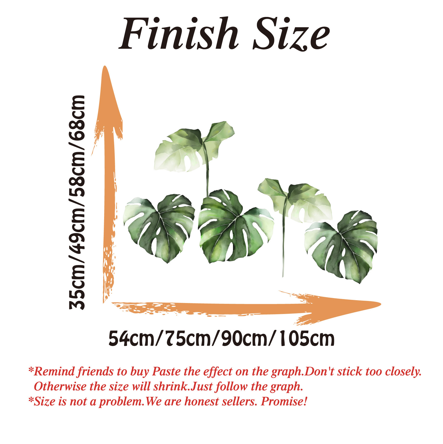 Pegatinas de pared de hojas de - Monstera Thai Constellation reseña y precio