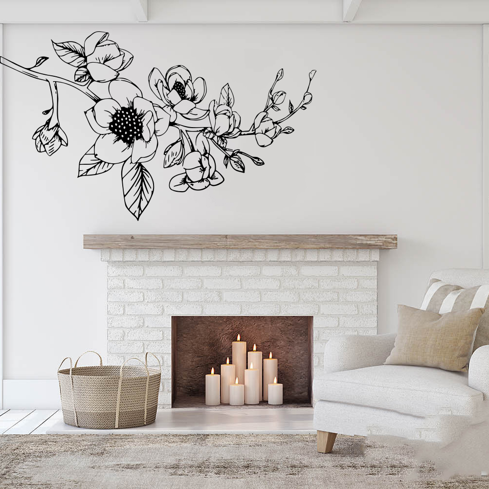 Pegatina de pared de flores de - Monstera Thai Constellation reseña y precio