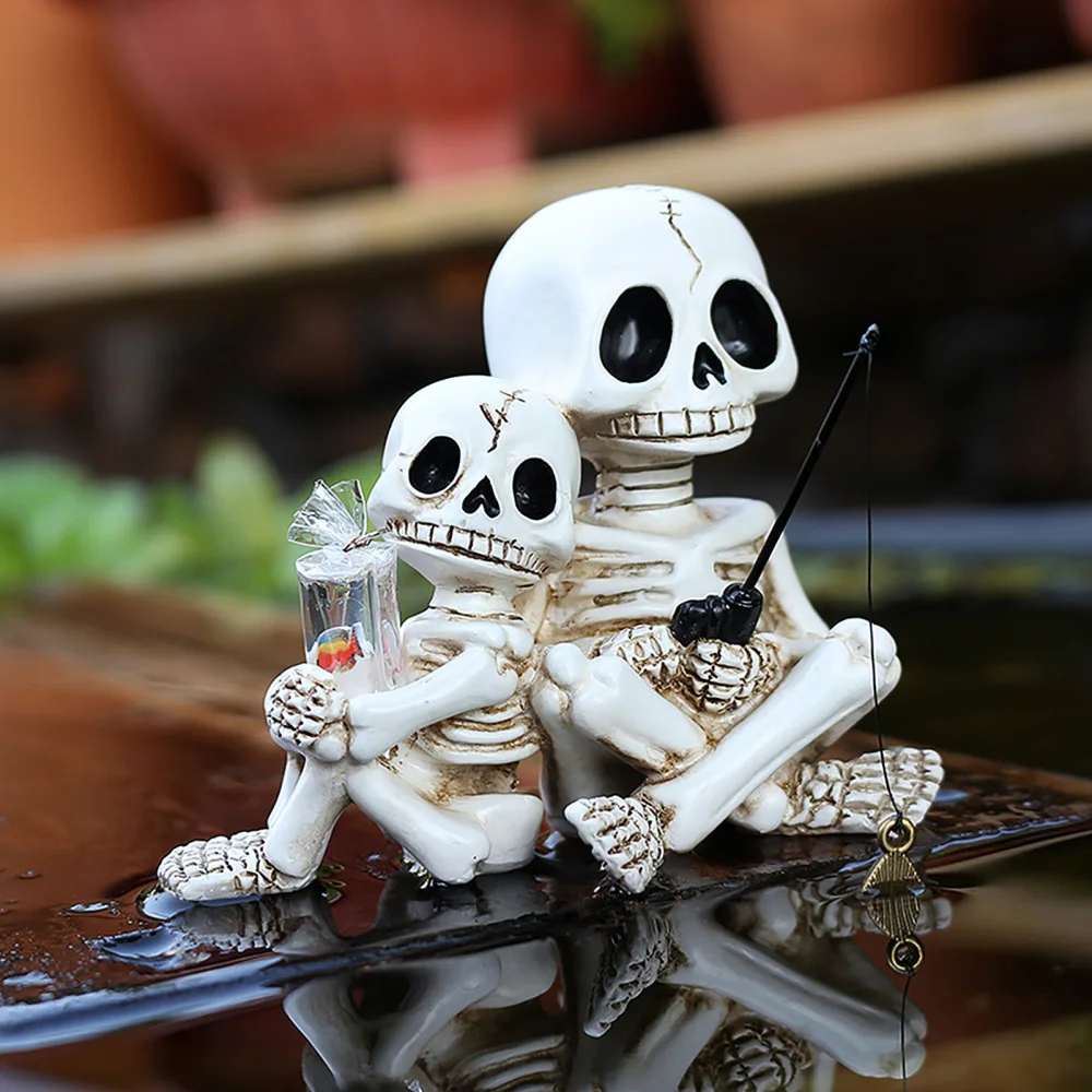 Estatua de calavera para padre - Parent Of Plant reseña y precio