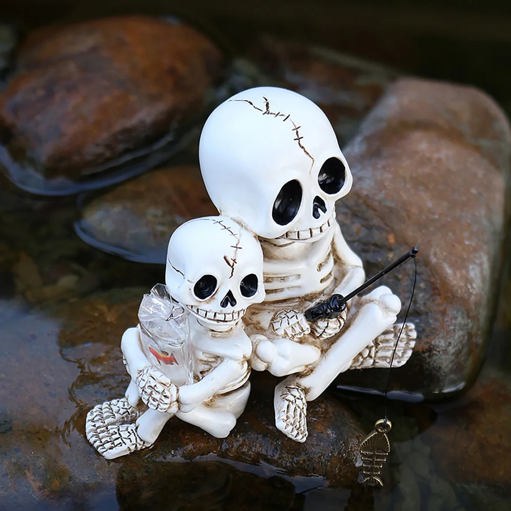Estatua de calavera para padre - Parent Of Plant reseña y precio