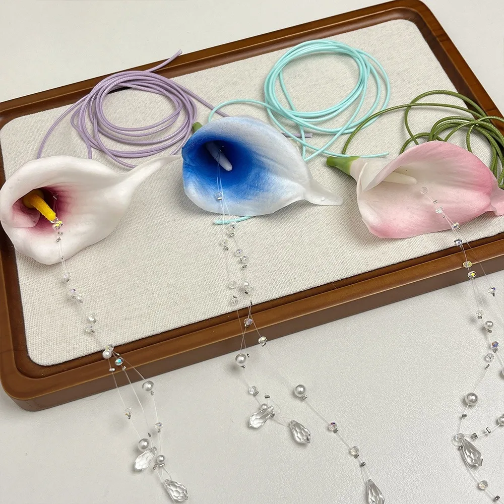 Moda exagerada Calla Lily colg - String Of Pearls Plant reseña y precio