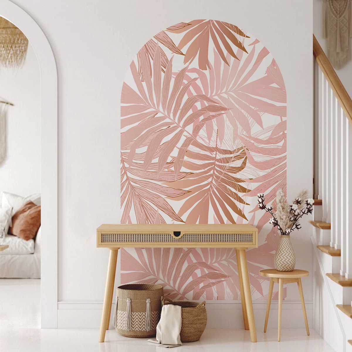 Pegatina de pared de arco Simp - Monstera Thai Constellation reseña y precio