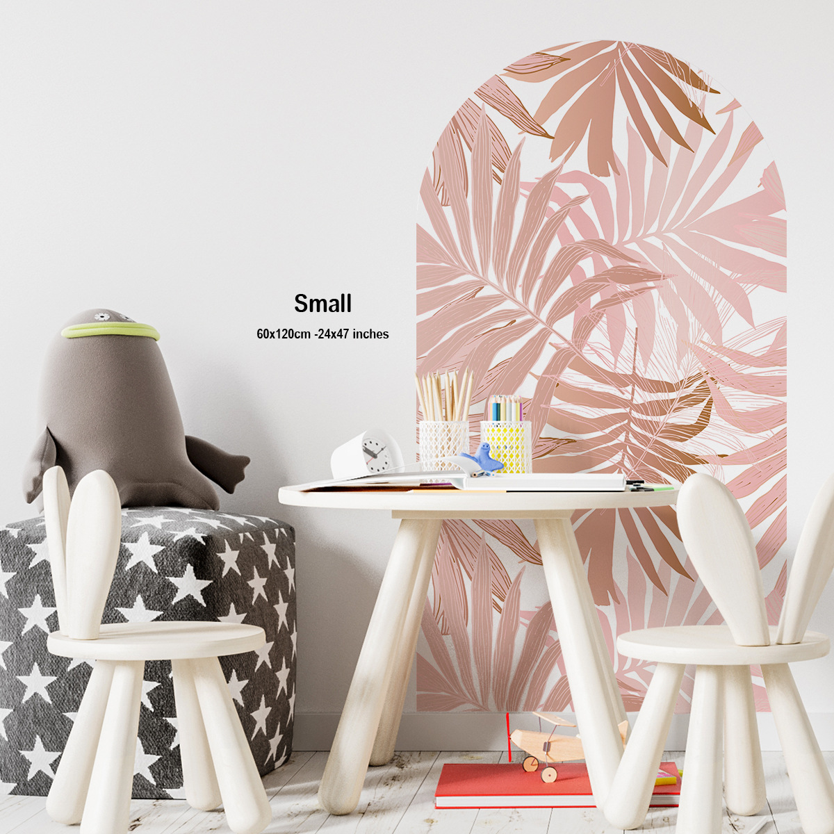 Pegatina de pared de arco Simp - Monstera Thai Constellation reseña y precio