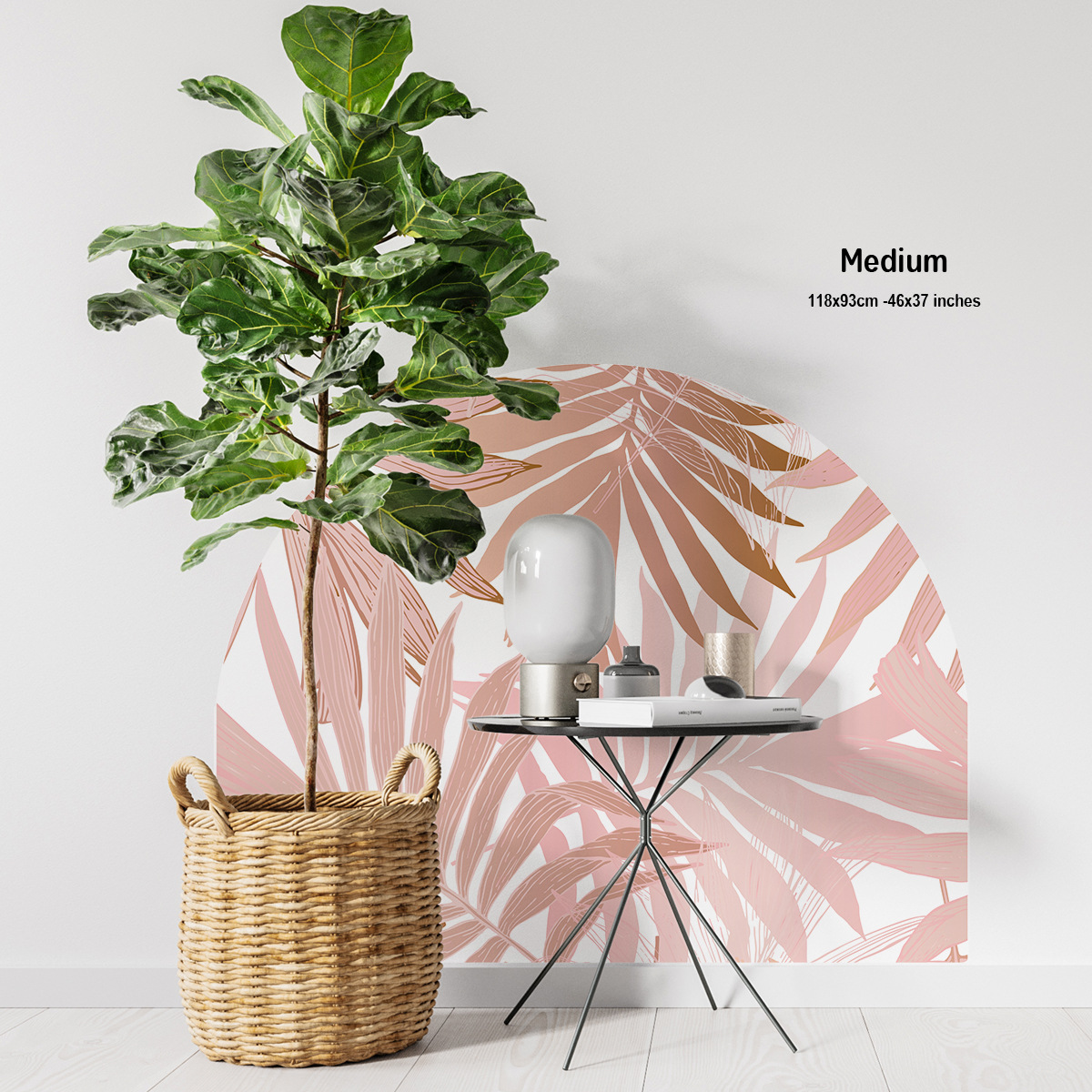Pegatina de pared de arco Simp - Monstera Thai Constellation reseña y precio