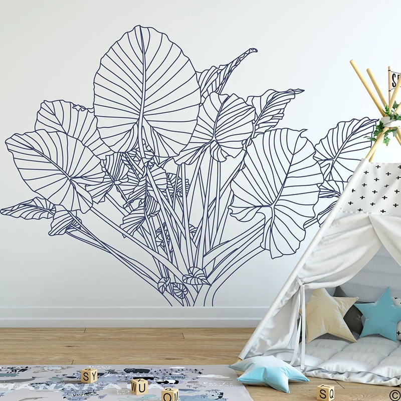 Calcomanía de pared de planta  - Monstera Thai Constellation reseña y precio