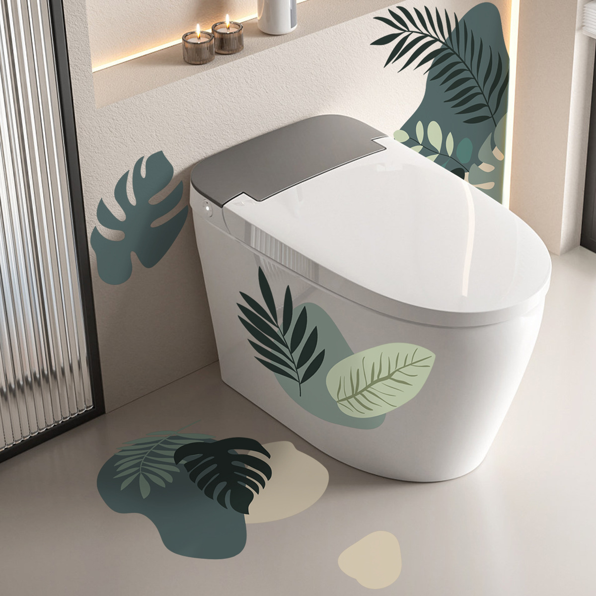 Pegatinas de pared de hojas ve - Monstera Thai Constellation reseña y precio