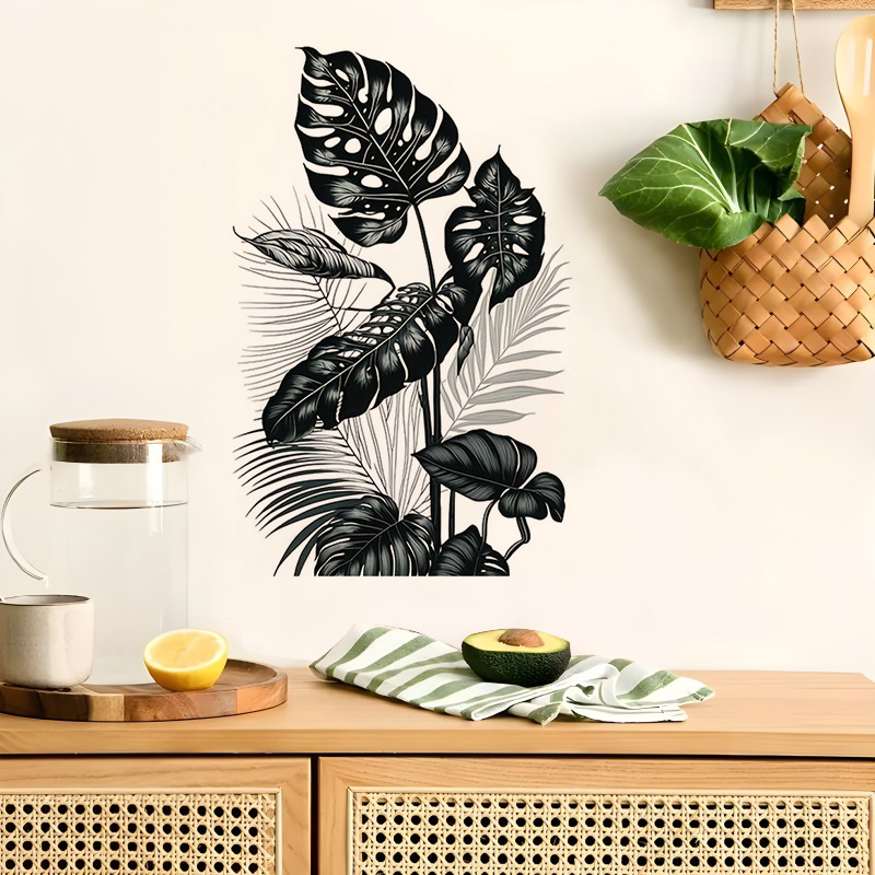 MT1184 #   Calcomanía de pared - Monstera Thai Constellation reseña y precio